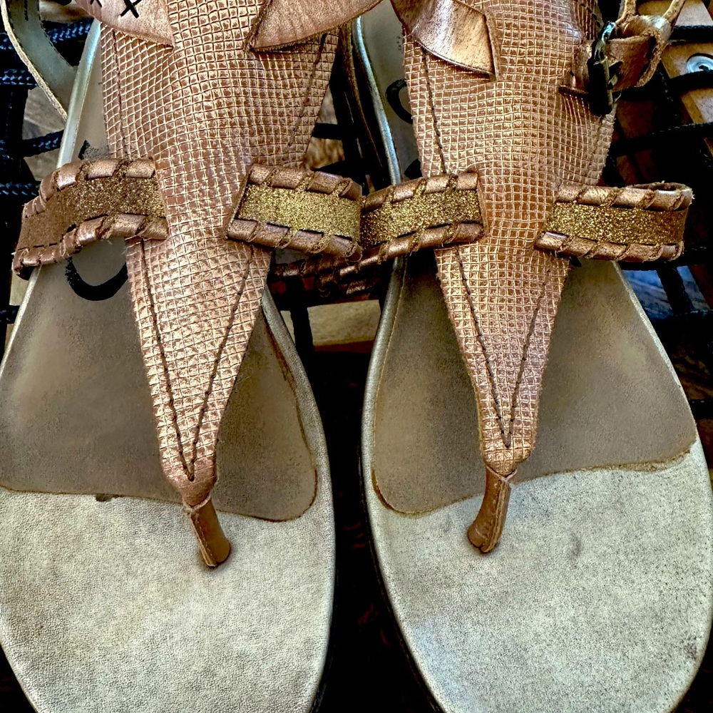 Bronze Summer Sandals